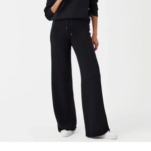 SPANX Air Essentials Black Wide Leg Pants sz S/P